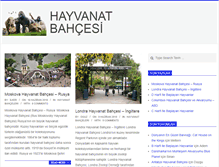 Tablet Screenshot of hayvanatbahcesi.net